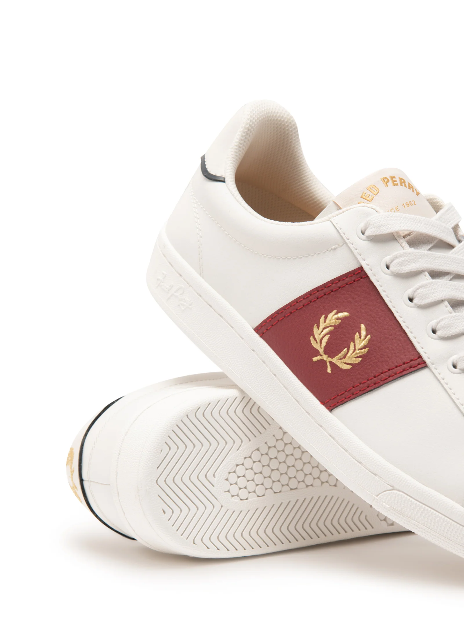 B721 Gold Detail Leather Sneaker - Image 5