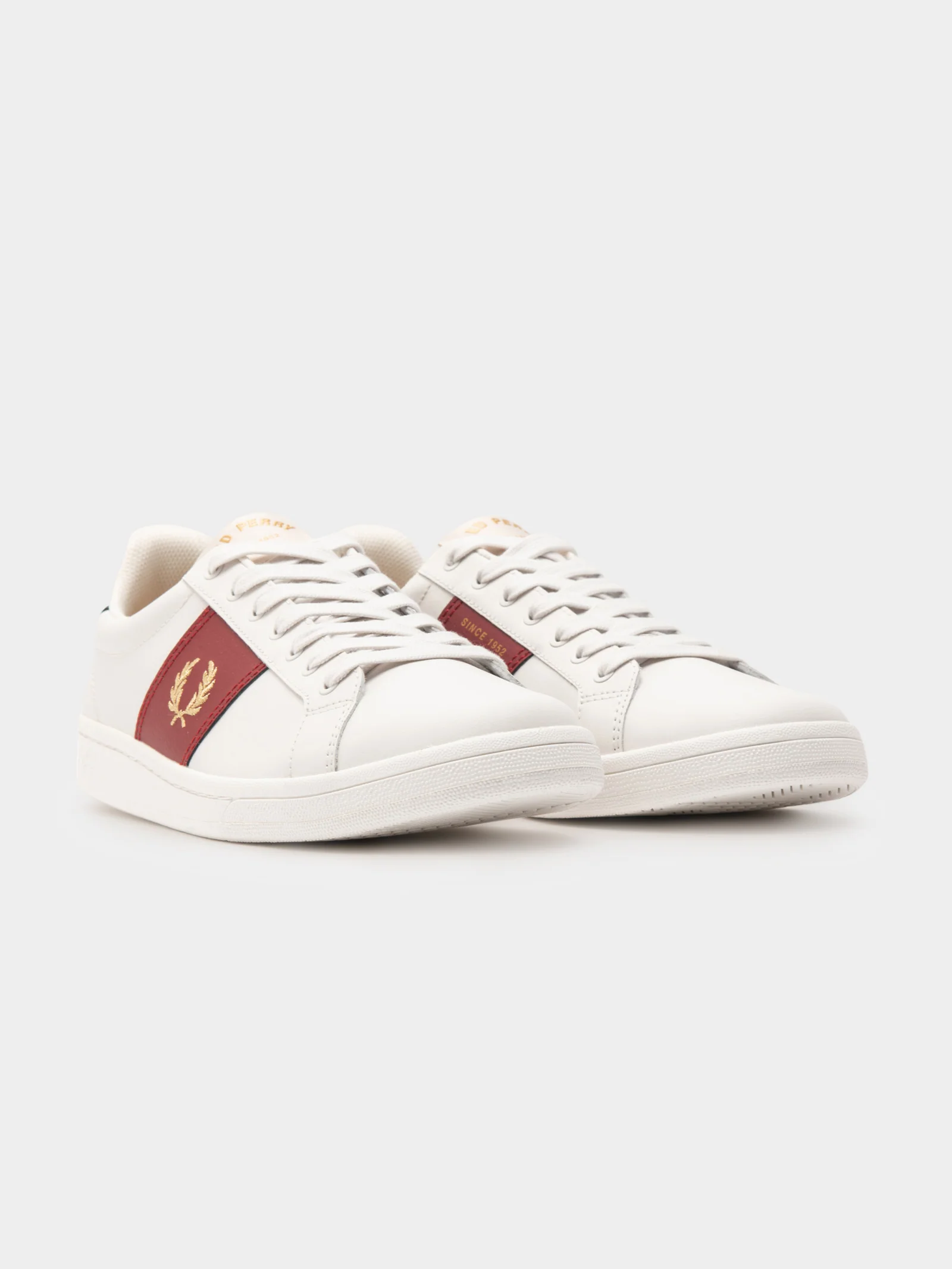 B721 Gold Detail Leather Sneaker - Image 6