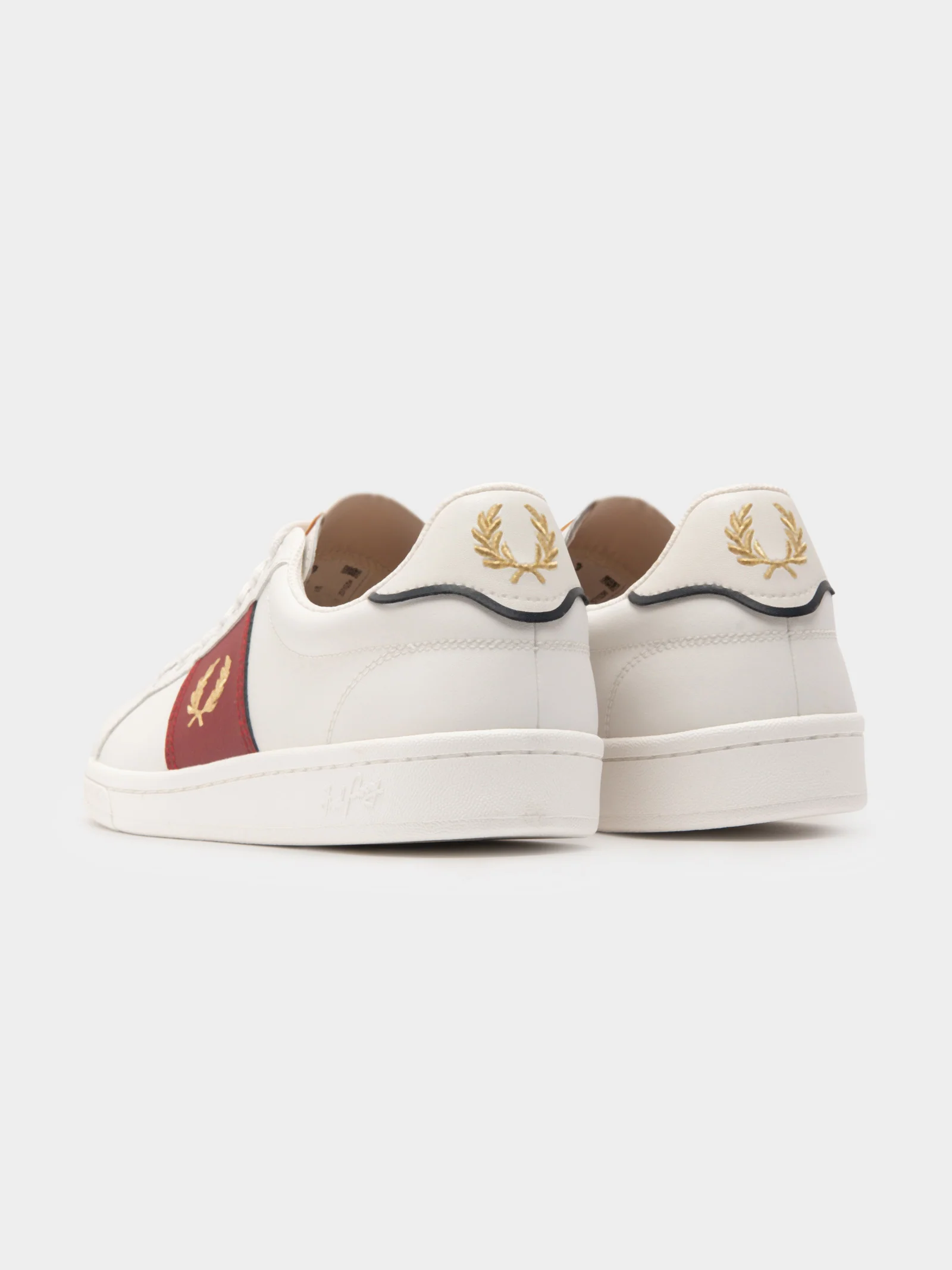 B721 Gold Detail Leather Sneaker - Image 7