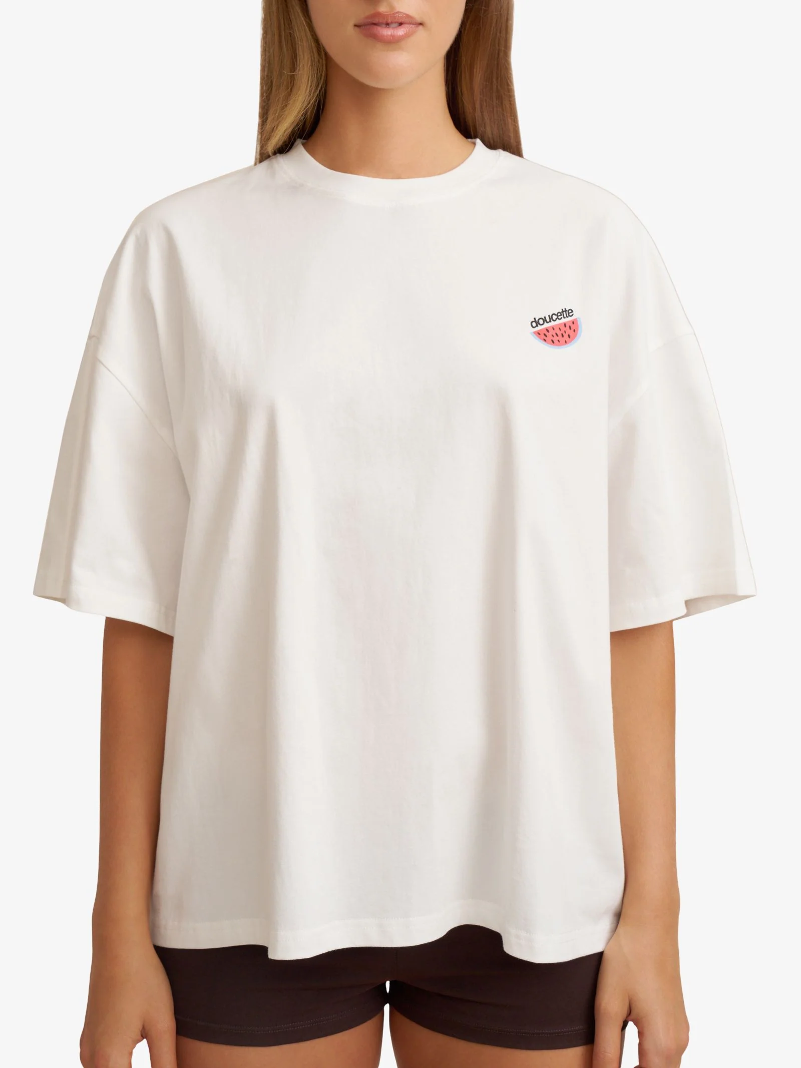Unisex Stacked Fruit Compact Tee - Image 3