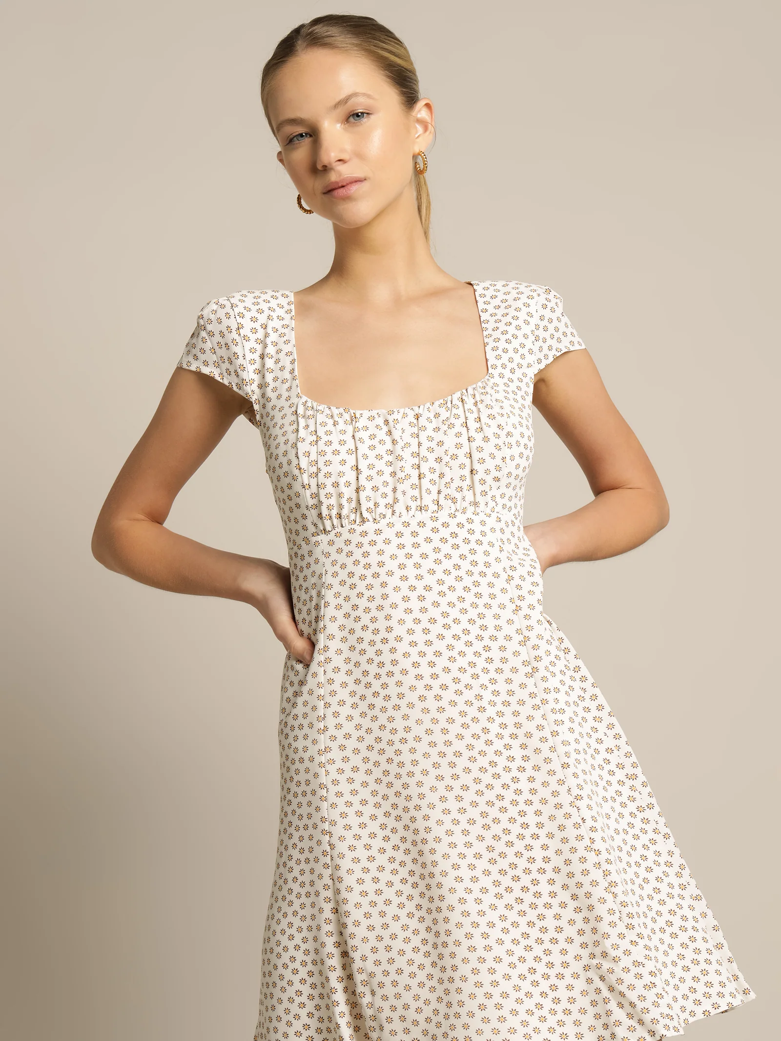 Joanie A-Line Mini Dress - Image 4